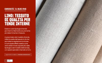 LINO: TESSUTO DI QUALITÁ PER TENDE INTERNE