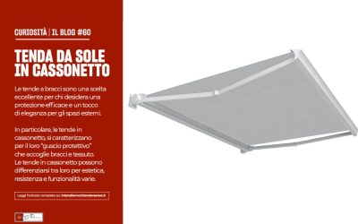 TENDA DA SOLE IN CASSONETTO: MODELLO DOMEA