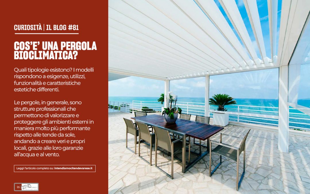 Pergola bioclimatica