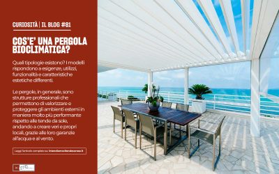 COS’E’ UNA PERGOLA BIOCLIMATICA?