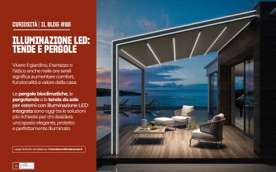 ILLUMINAZIONE LED: TENDE E PERGOLE